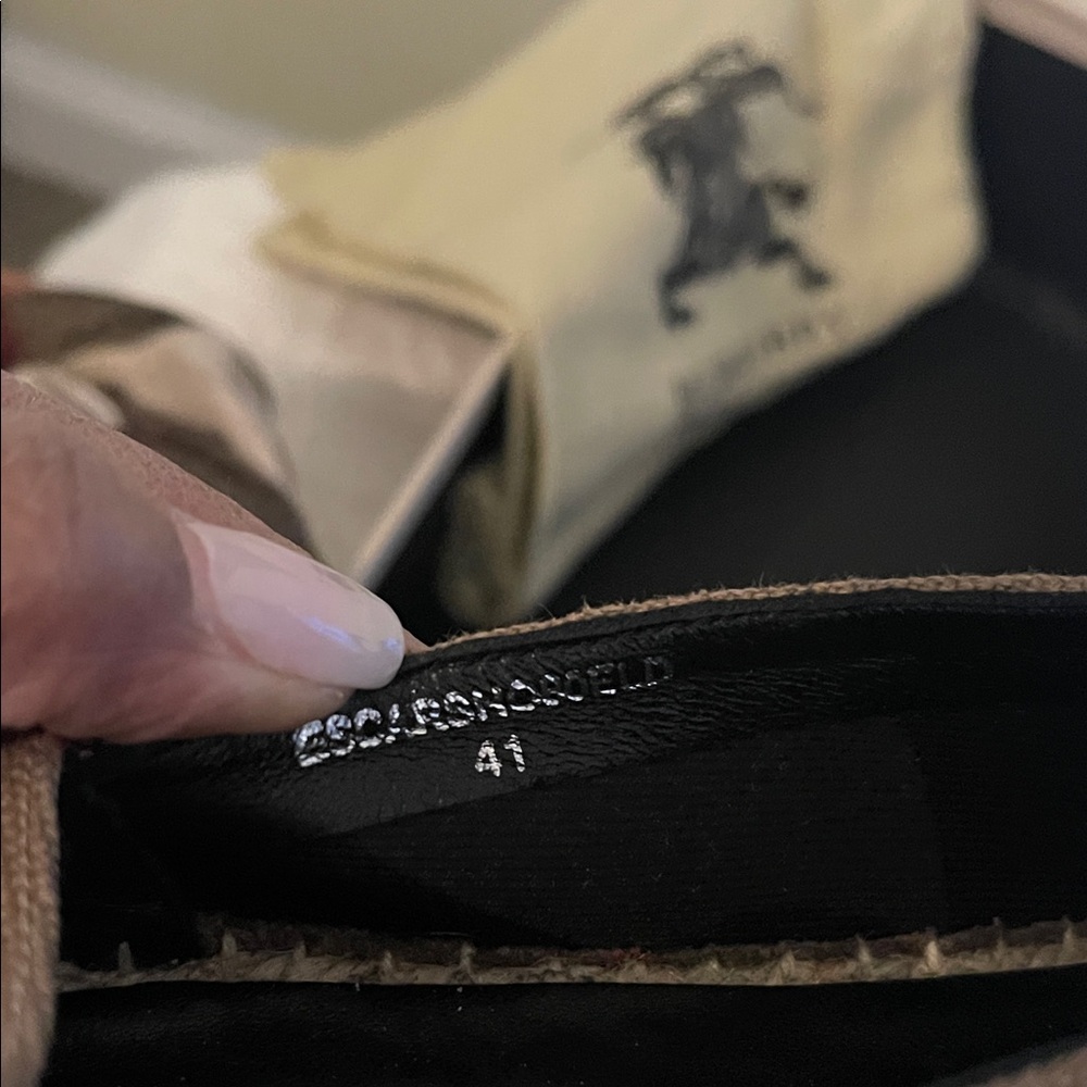 NWT Burberry Espadrilles - Picture 3 of 9